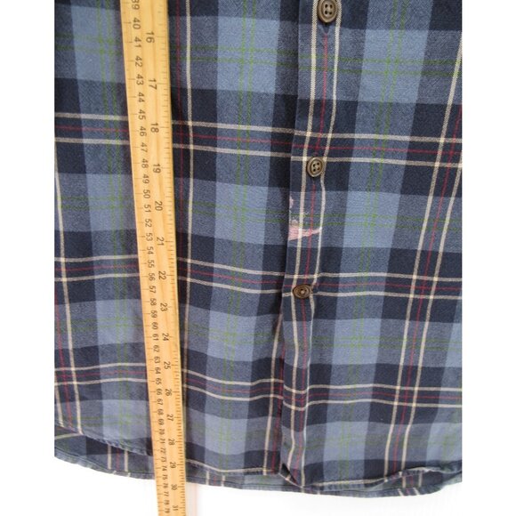 VINTAGE Gap Shirt Medium Button Down Plaid Pocket Classic Heritage * - Picture 5 of 11